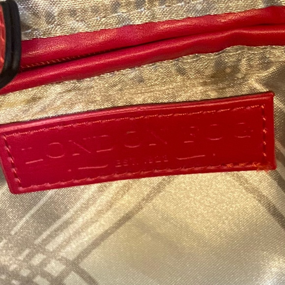 London Fog  Leather & Tweed Handbag - Picture 2 of 8